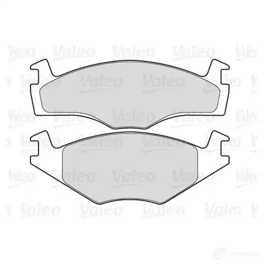 Тормозные колодки дисковые, комплект VALEO 2 6QH8LL 301124 223434 3276423011245 - Изображение 1