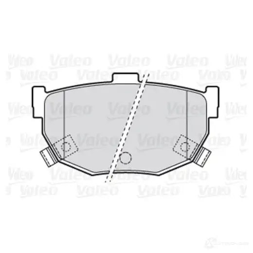 Тормозные колодки дисковые, комплект VALEO 223673 JFF L6V7 3276423018176 301817 - Изображение 1