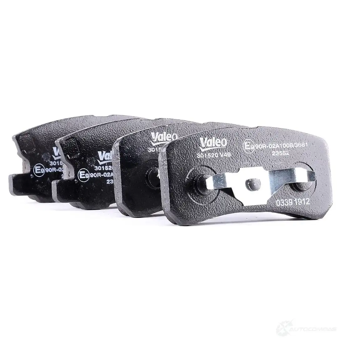 Тормозные колодки дисковые, комплект VALEO 301520 T5 B6H 223561 3276423015205 - Изображение 1