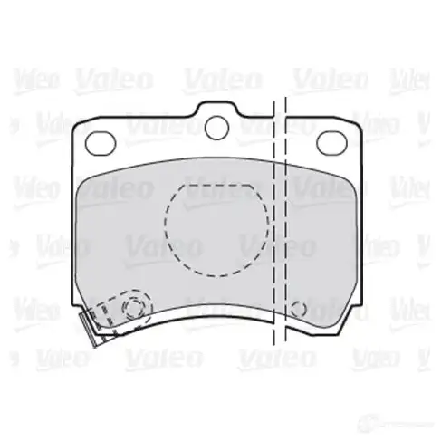 Тормозные колодки дисковые, комплект VALEO 301268 3276423012686 71Y1OO W 223467 изображение 0