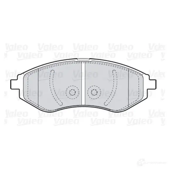 Тормозные колодки дисковые, комплект VALEO 3276423016448 N WUO8J 223606 301644 - Изображение 1