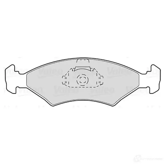 Тормозные колодки дисковые, комплект VALEO 301212 AQ J8L06 3276423012129 223455 - Изображение 1