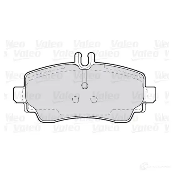 Тормозные колодки дисковые, комплект VALEO 301549 QCVS6 0 223571 3276423015496 - Изображение 1