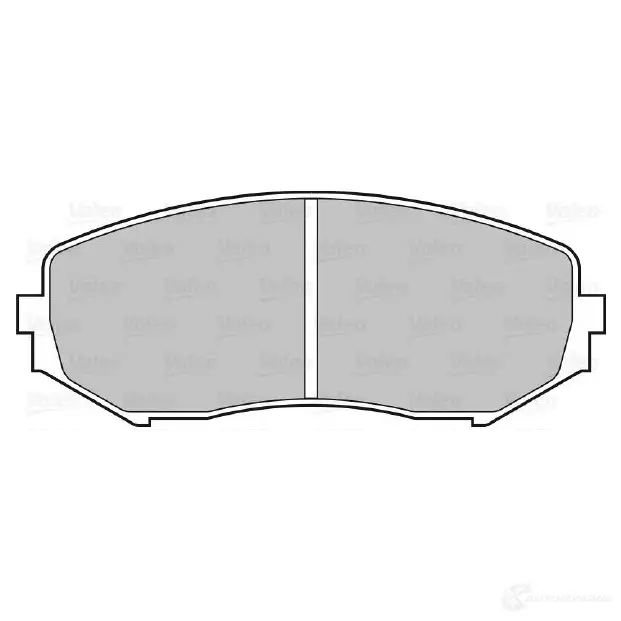 Тормозные колодки дисковые, комплект VALEO A 3I8TW 223700 3276423018770 301877 - Изображение 1