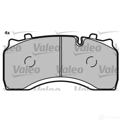 Тормозные колодки, комплект VALEO 541692 230119 2 9142 YHKU1 - Изображение 1