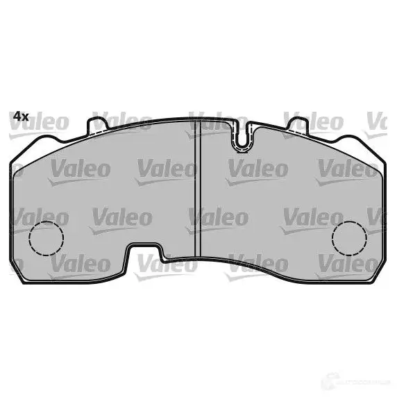 Тормозные колодки, комплект VALEO V9QHYA 230142 29 165 541718 изображение 1