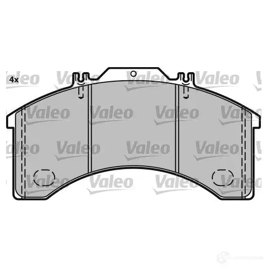 Тормозные колодки, комплект VALEO 230080 541617 P802S 2901 1 изображение 1