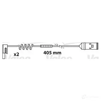 Тормозные колодки, комплект VALEO 230080 541617 P802S 2901 1 изображение 2