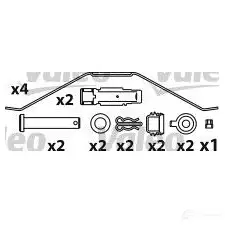Тормозные колодки, комплект VALEO 3276425417267 T79 ORO 541726 230148 - Изображение 1