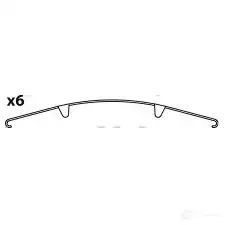 Тормозные колодки, комплект VALEO 541650 29 113 230091 P844S изображение 1