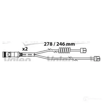 Тормозные колодки, комплект VALEO 541650 29 113 230091 P844S изображение 3