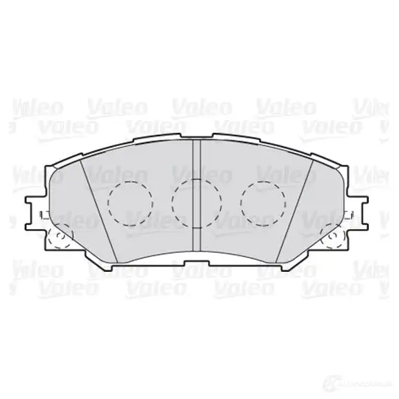Тормозные колодки дисковые, комплект VALEO 223727 3276423019432 301943 AF WRQEE - Изображение 1