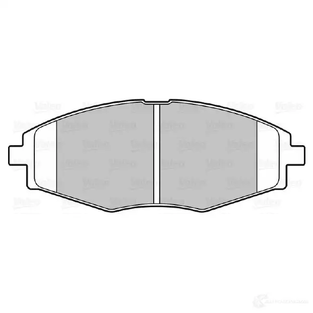 Тормозные колодки дисковые, комплект VALEO 2 3241 V9BW6V6 232815 598316 - Изображение 1