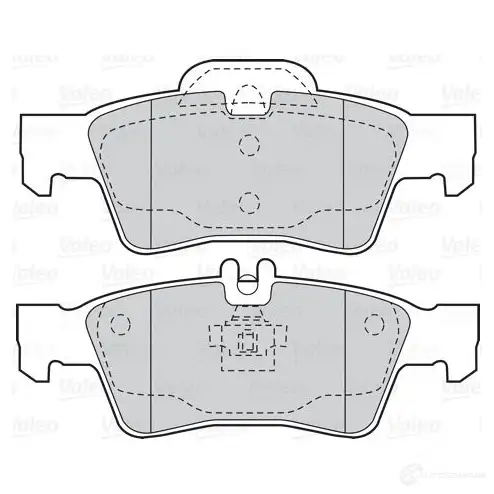 Тормозные колодки дисковые, комплект VALEO 302039 J9F 6X 1205902254 3276423020391 - Изображение 1