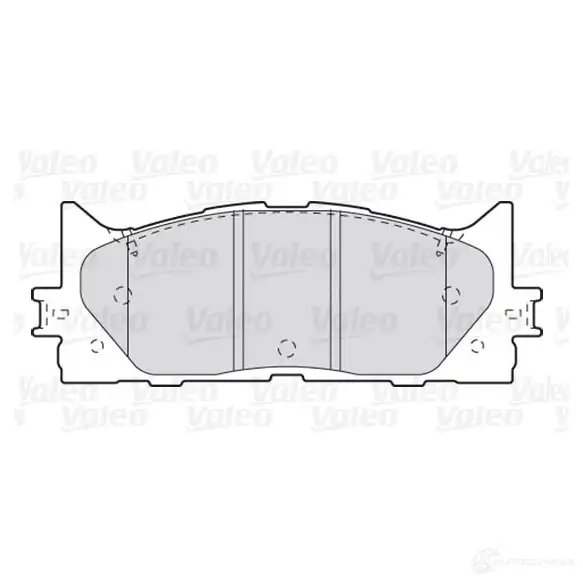 Тормозные колодки дисковые, комплект VALEO LVRY 56 3276423018909 301890 223708 - Изображение 1