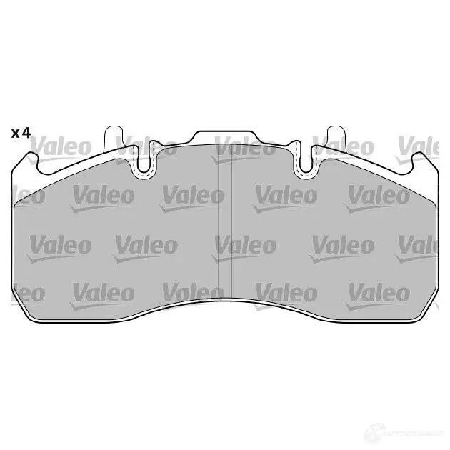 Тормозные колодки, комплект VALEO 29 173 230145 88WQUT 541723 изображение 1