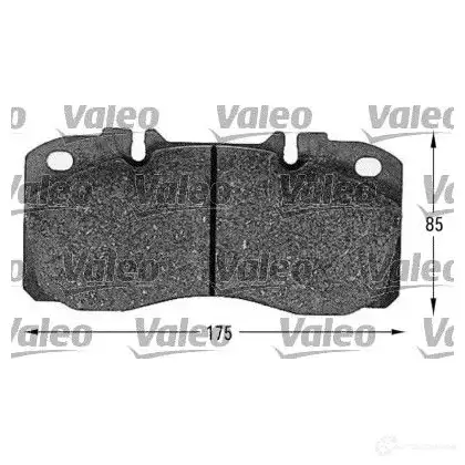 Тормозные колодки, комплект VALEO 291 22 230083 P804S 541622 - Изображение 1