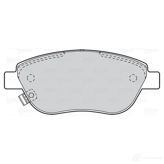 Тормозные колодки дисковые, комплект VALEO 19EM5O Z 302069 3276423020698 1205902816 - Изображение 1