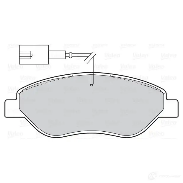 Тормозные колодки дисковые, комплект VALEO 302026 3276423020261 1205902074 S ZB5H2A изображение 0