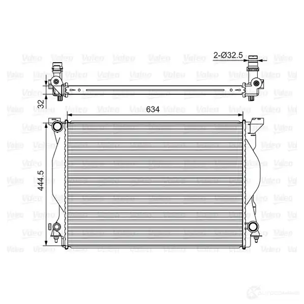 Тормозные колодки, комплект VALEO 3276425404601 F6E WZ 229962 540460 изображение 0