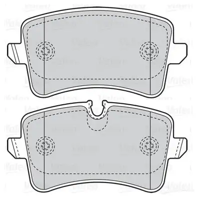 Тормозные колодки дисковые, комплект VALEO 1205903926 302157 O1J5 5 3276423021572 изображение 0