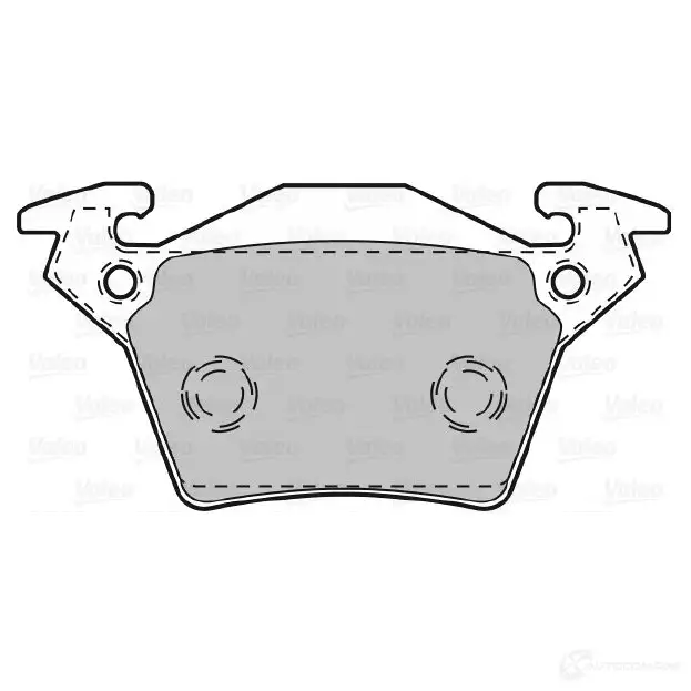 Тормозные колодки дисковые, комплект VALEO 232803 FGIGFX2 2302 0 598301 изображение 0