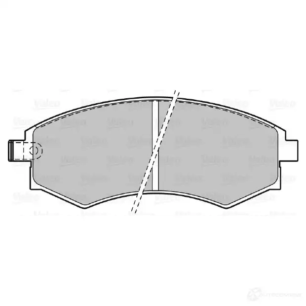 Тормозные колодки дисковые, комплект VALEO 3276425985742 233033 598574 W 2L8LC - Изображение 1