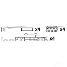 Тормозные колодки, комплект VALEO 29 230 541737 230158 CTOV6I - Изображение 1