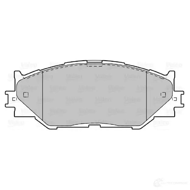 Тормозные колодки дисковые, комплект VALEO 233526 9V W9Z 601035 3276426010351 изображение 0