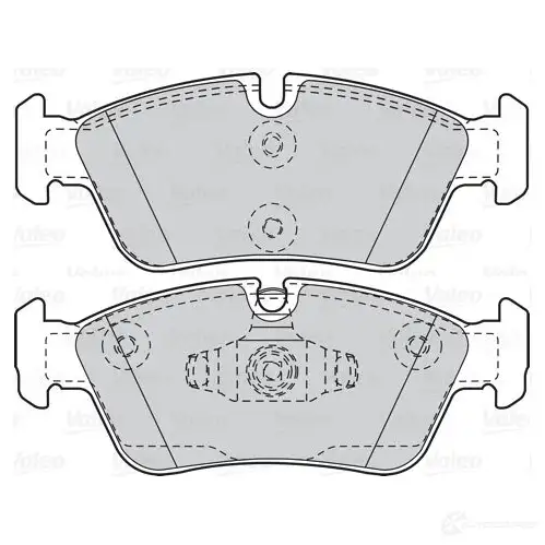 Тормозные колодки дисковые, комплект VALEO AWN5 JR 3276423020506 302050 1205902462 - Изображение 1