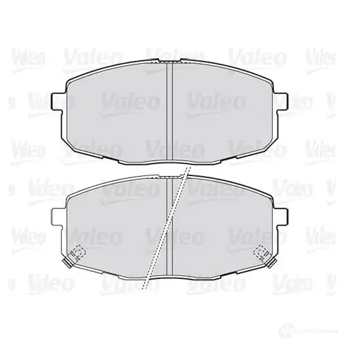 Тормозные колодки дисковые, комплект VALEO 3276423018428 223684 R65G Q 301842 - Изображение 1