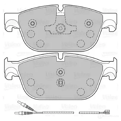 Тормозные колодки дисковые, комплект VALEO 233574 Z X4F8 3276426011389 601138 изображение 0