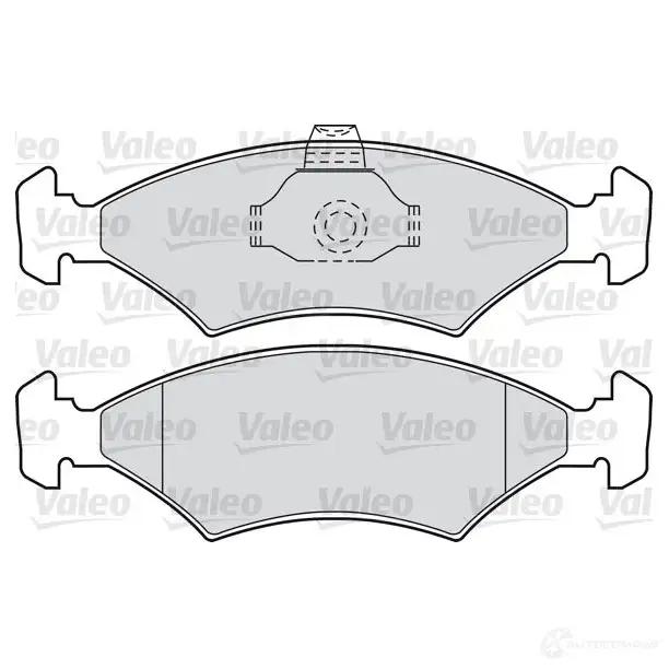 Тормозные колодки, комплект VALEO 3276425408562 RCM DK 5991032 540856 изображение 0