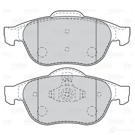 Тормозные колодки дисковые, комплект VALEO G 3OXPSX 1205903134 3276423020964 302096 изображение 0