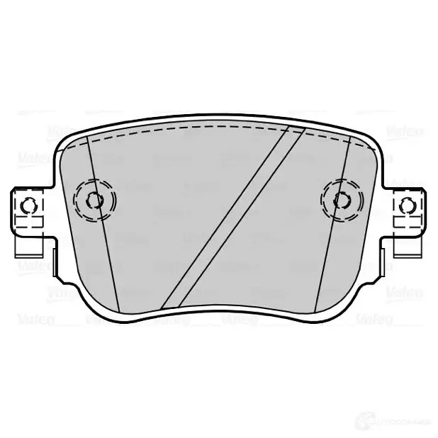 Тормозные колодки дисковые, комплект VALEO 1437877631 P2 IGQI4 302265 - Изображение 1