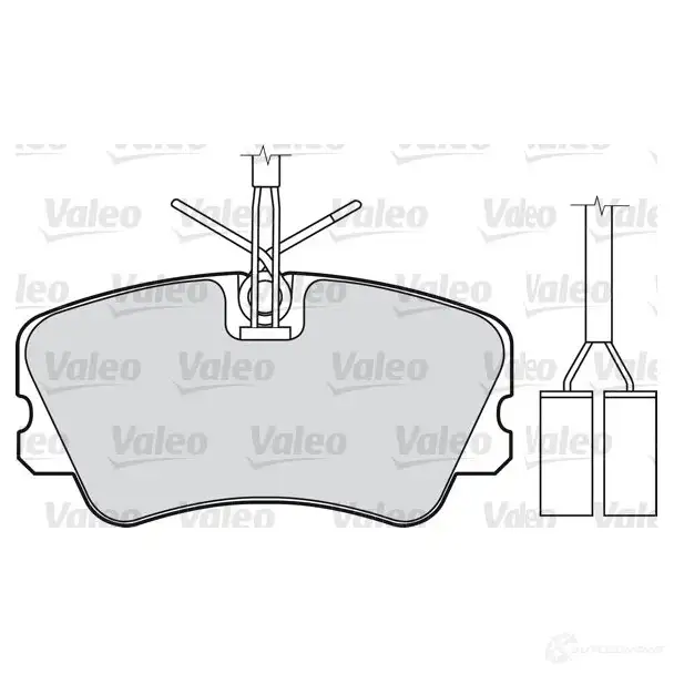 Тормозные колодки дисковые, комплект VALEO 232791 3RSNW 211 65 598289