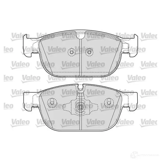 Тормозные колодки дисковые, комплект VALEO 601695 XVZW 1 1437876507