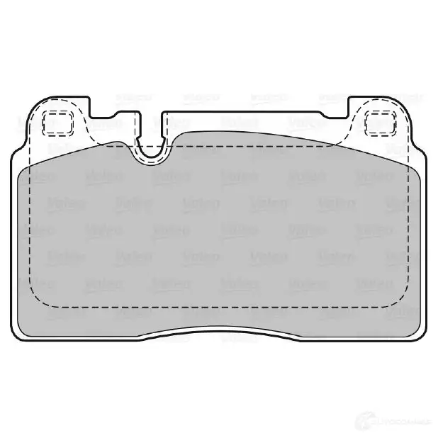 Тормозные колодки дисковые, комплект VALEO 3276426014670 JW4 A8NE 601467 233663 - Изображение 1