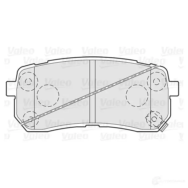 Тормозные колодки дисковые, комплект VALEO 223480 301308 3276423013089 CPC UHD - Изображение 1
