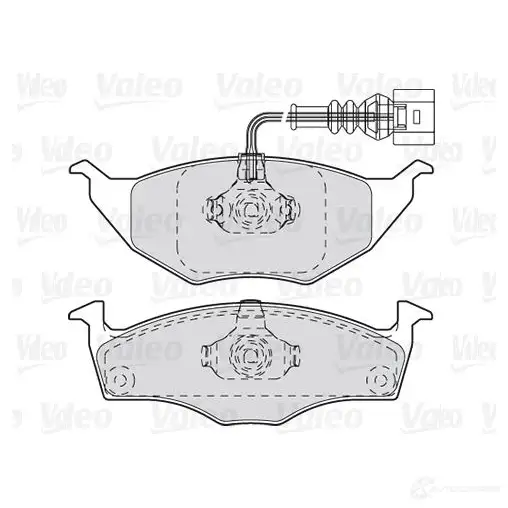Тормозные колодки дисковые, комплект VALEO 223641 301734 NNMD 86 3276423017346 - Изображение 1