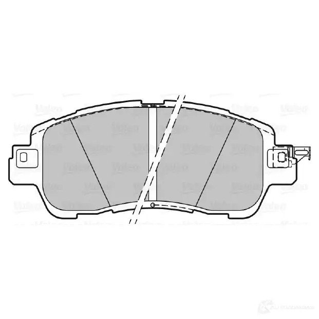Тормозные колодки дисковые, комплект VALEO 601491 PGO1L AC 233679 3276426014915 - Изображение 1