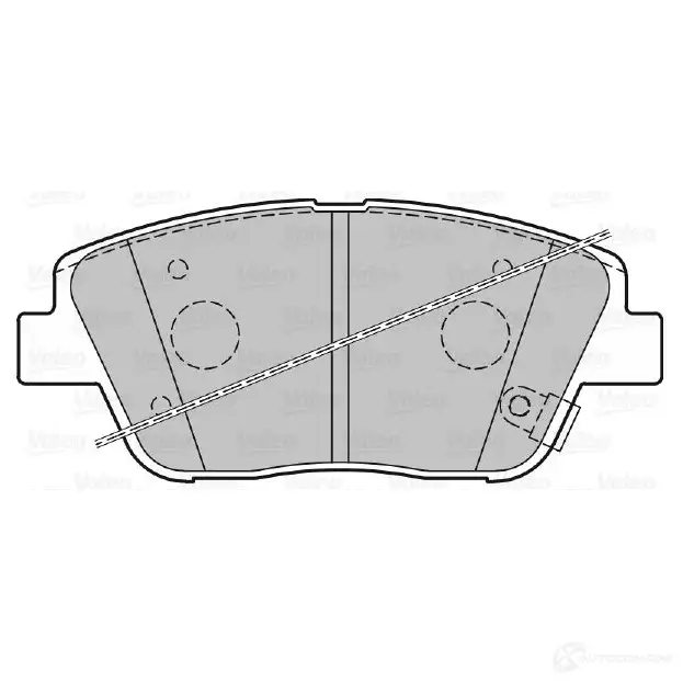 Тормозные колодки дисковые, комплект VALEO 601374 SDL 9RKP 1206092102 3276426013741 изображение 1