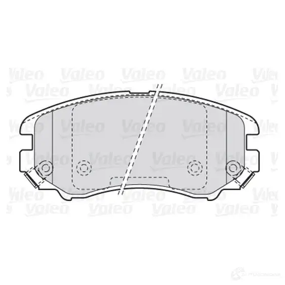 Тормозные колодки дисковые, комплект VALEO 223648 7 LA7E 3276423017445 301744 - Изображение 1