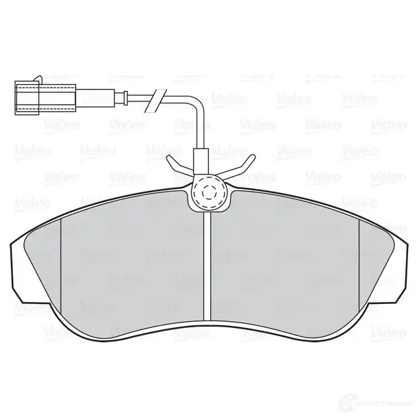 Тормозные колодки дисковые, комплект VALEO 3276423020278 302027 2UH DFM 1205902096 изображение 0