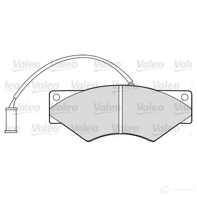 Тормозные колодки, комплект VALEO 2900 1 P805S 541641 230084