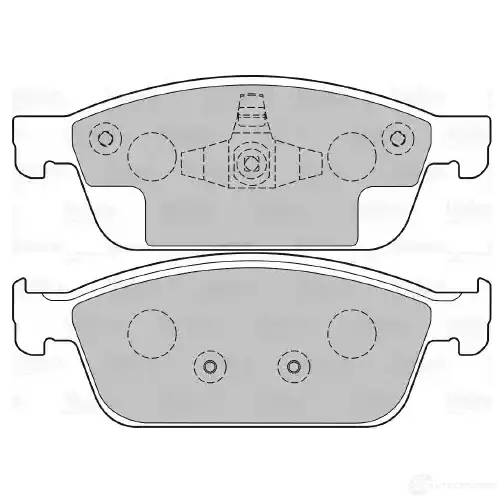 Тормозные колодки дисковые, комплект VALEO G5 6TA7 601373 1206092098 3276426013734 изображение 0