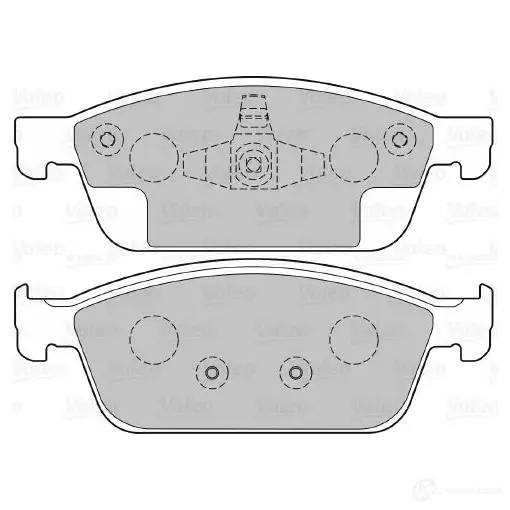 Тормозные колодки дисковые, комплект VALEO G5 6TA7 601373 1206092098 3276426013734 изображение 1