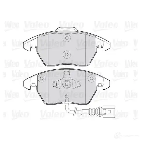 Тормозные колодки дисковые, комплект VALEO 3276423016356 N6 CD0M1 223599 301635 изображение 4