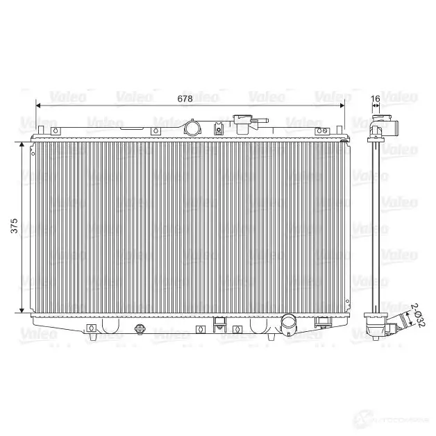 Тормозные колодки, комплект VALEO AH 2BK 540561 230017 3276425405615 изображение 0