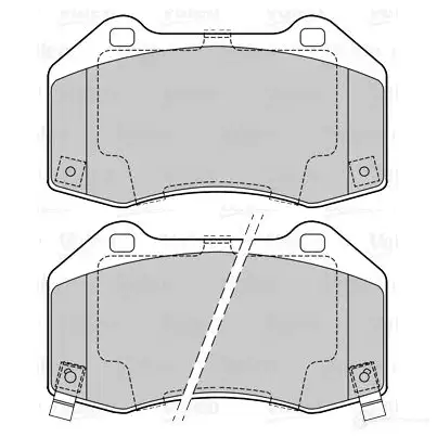 Тормозные колодки дисковые, комплект VALEO 1206093756 3276426015974 EQ I7NCX 601597 изображение 0